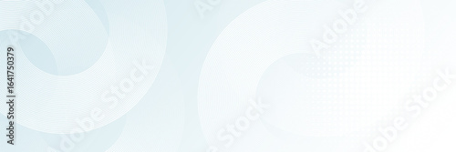 Modern abstract background. Glossy white gradient circle lines. Minimal geometric pattern. Simple graphic elements. Futuristic concept. Suitable for cover, poster, banner, brochure, eps10.