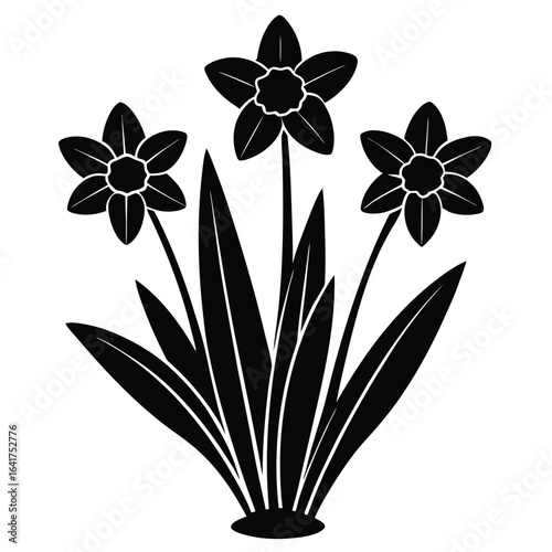 Florist element isolated spring flower mix on white background 