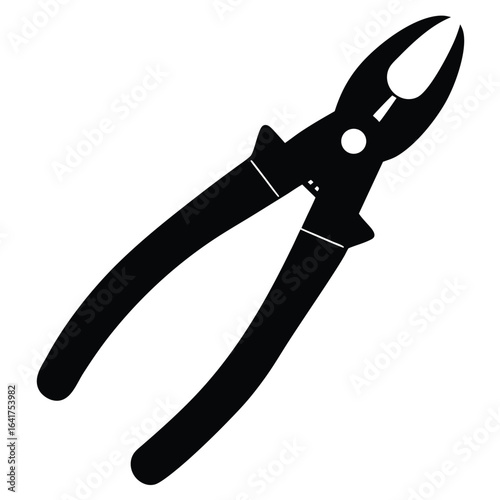 Florist element isolated stem cutter on white background 