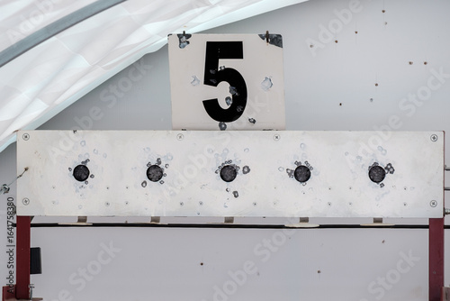 the target for bullet shooting is number 5