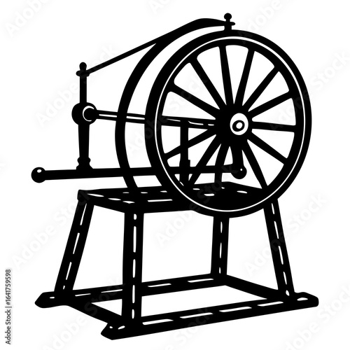 steering wheel of a ship