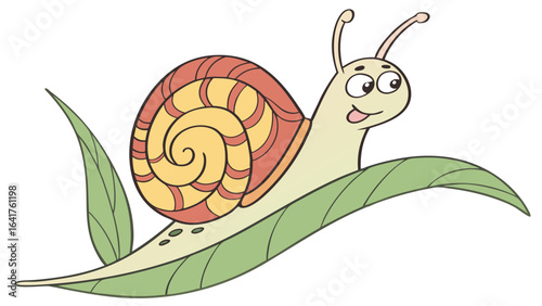 snail on a leaf