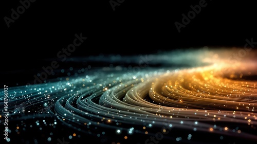 A 3d hologram of data symbolizing an AI agent and AGI technology using agentic superintelligence in the future for autonomy and the growth of ASI during the singularity