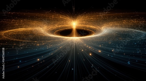A 3d hologram of data symbolizing an AI agent and AGI technology using agentic superintelligence in the future for autonomy and the growth of ASI during the singularity
