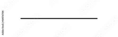 Minimalist Black Horizontal Line  vector eps 10