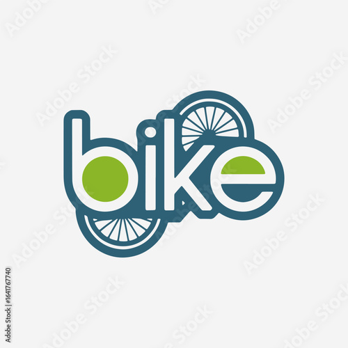 Bicycle badges emblem for bike cycling recent vector gears wheels bicycle parts. The logo is designed to convey the idea of a bicycle.