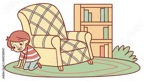 man sitting on a chair