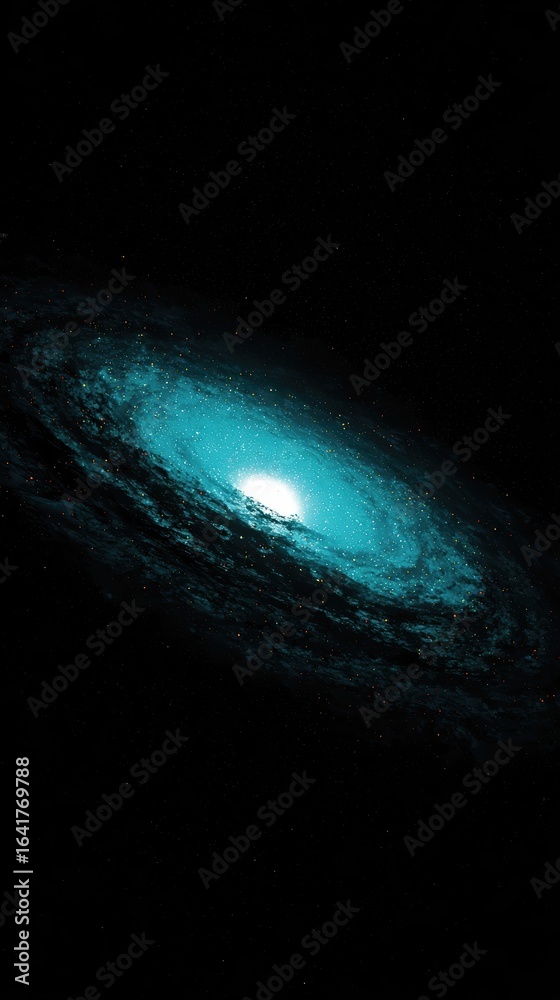 Obraz premium Massive Black Hole Consumes Remnants of Distant Supernova in Stunning Cosmic Display