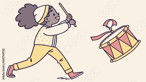 vector illustration of a man playing guitar