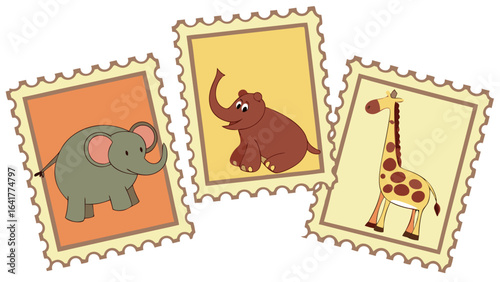 set of stamps