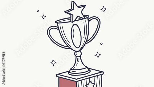 silver trophy cup