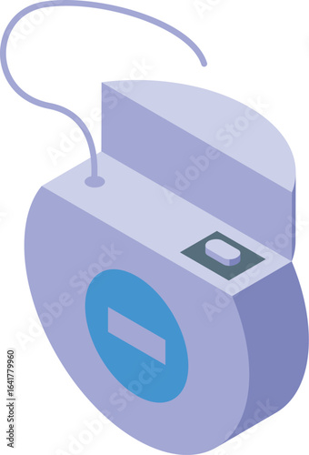 Portable dental floss dispenser promoting healthy teeth and gums, essential for daily oral care routine