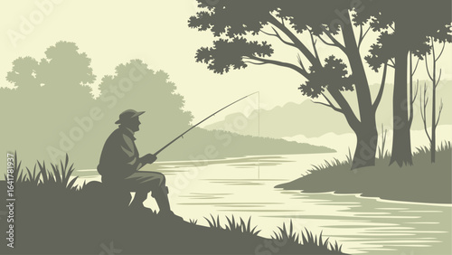 fishing on the lake