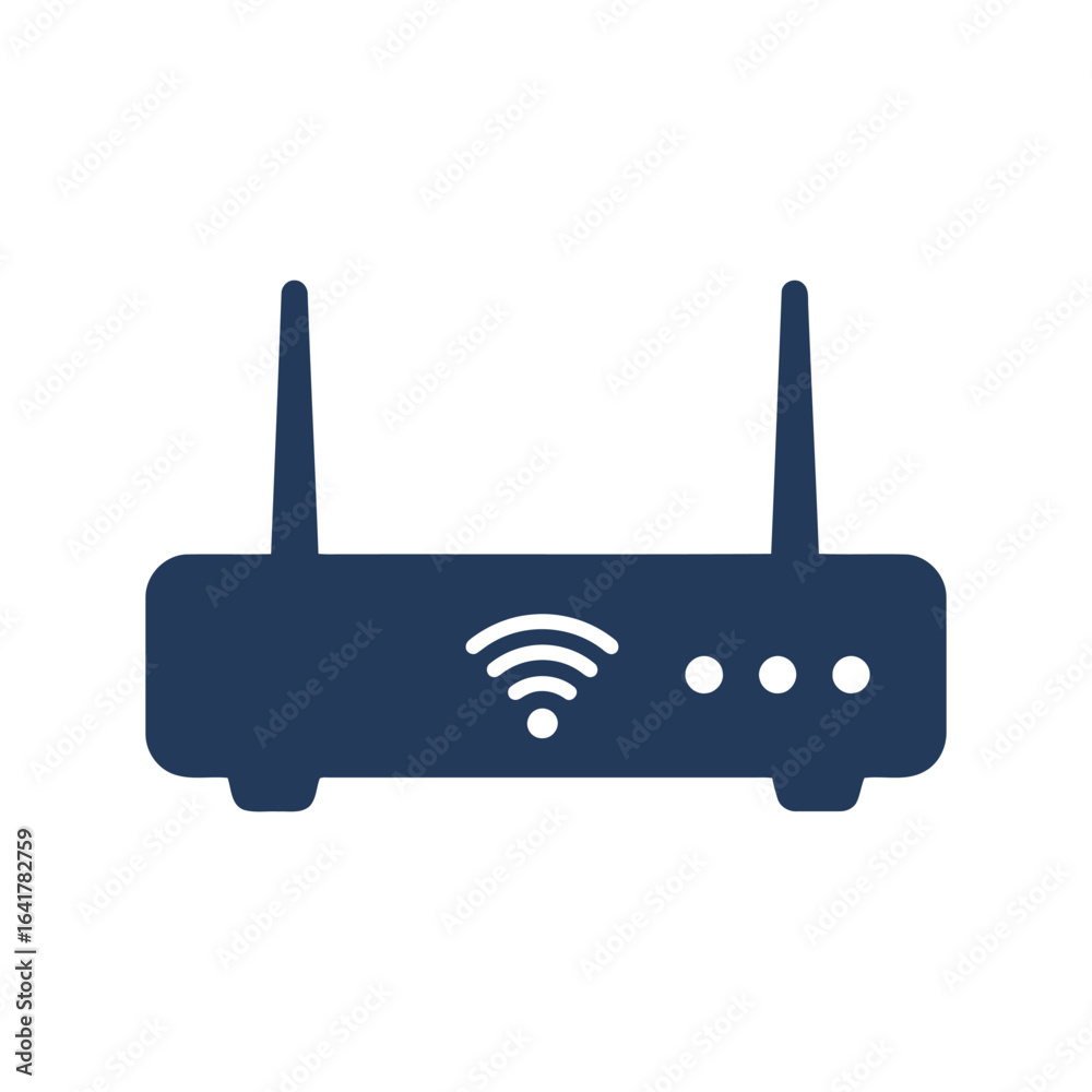 Wireless wi fi router icon internet network device broadband connection equipment digital technology Wireless wi fi router icon internet network device broadband connection equipment digital technology