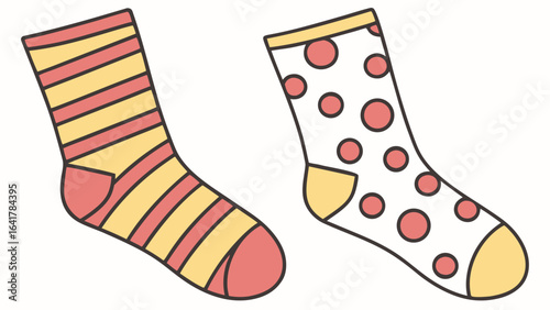 red sock isolated on white