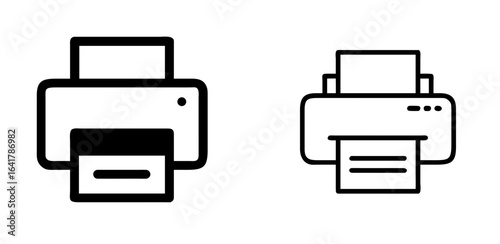 Printer Icon for Office, Printing, and Document Design