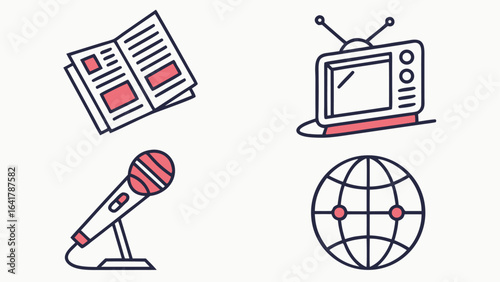 retro tv set