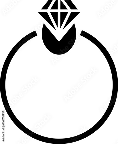 Woman's jewelry icon elegant vector of rings, neckless, bangles, and watches, in minimalist black silhouette style for fashion design accessory branding E-commerce stores luxury boutique logos for web