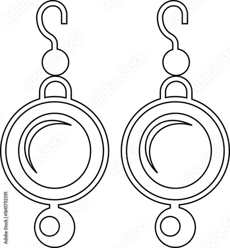 Woman's jewelry icon elegant vector of rings, neckless, bangles, and watches, in minimalist black silhouette style for fashion design accessory branding E-commerce stores luxury boutique logos for web