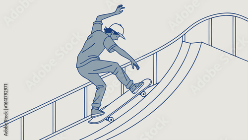 man on the stairs