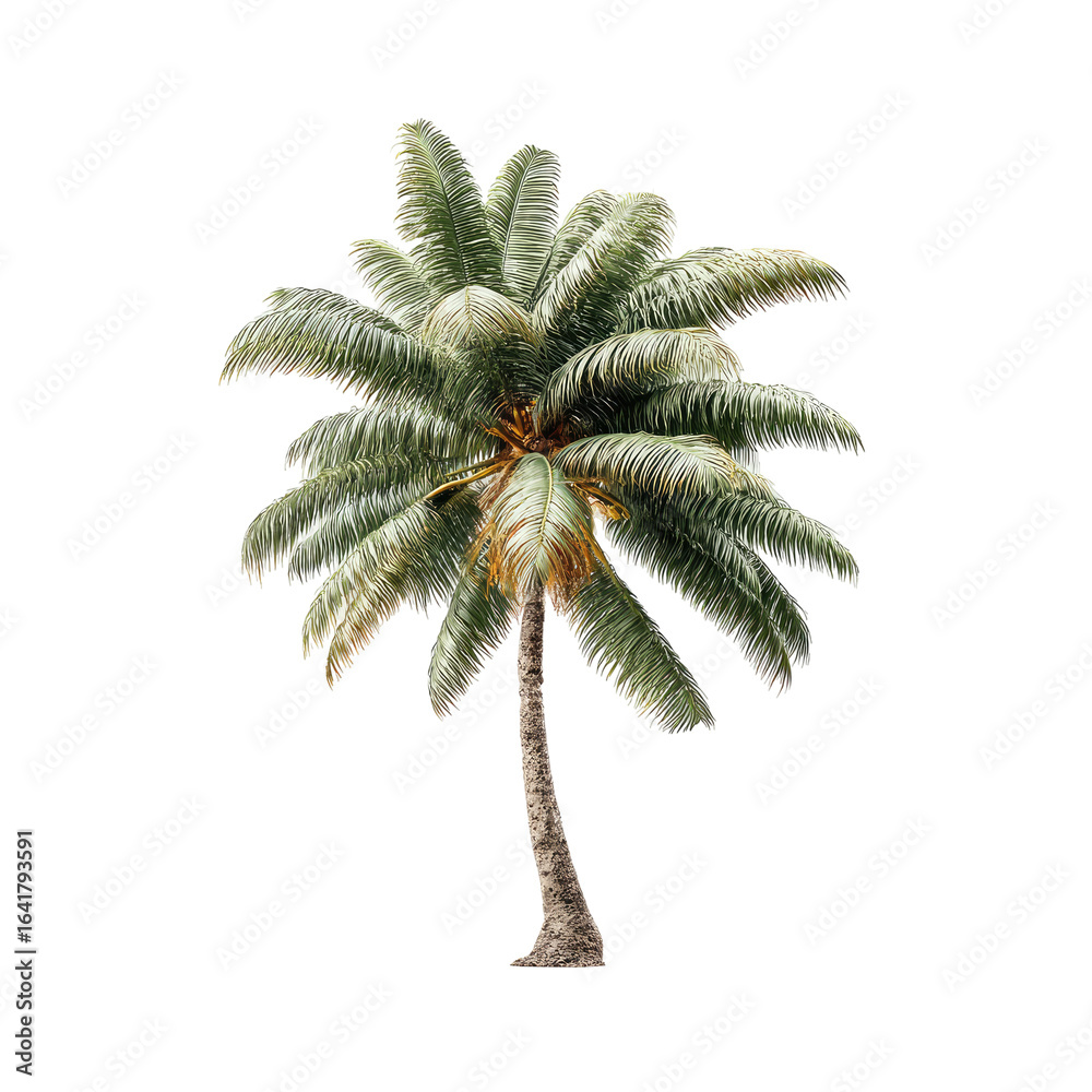 Obraz premium Isolated tropical palm tree (2)