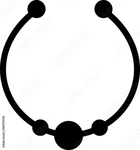 Woman's jewelry icon elegant vector of rings, neckless, bangles, and watches, in minimalist black silhouette style for fashion design accessory branding E-commerce stores luxury boutique logos for web