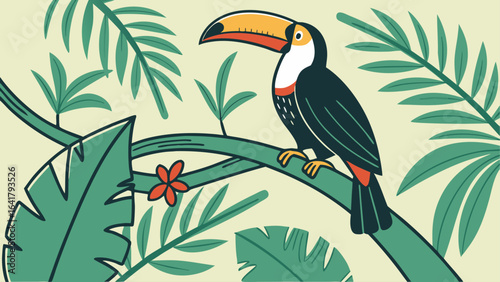 toucan on a branch