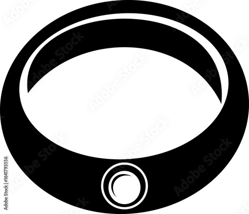 Woman's jewelry icon elegant vector of rings, neckless, bangles, and watches, in minimalist black silhouette style for fashion design accessory branding E-commerce stores luxury boutique logos for web