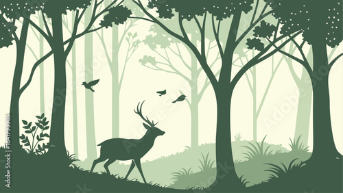 deer in the forest