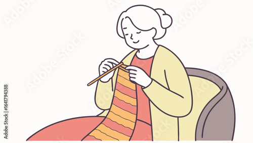 woman in bathrobe
