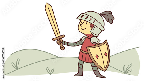 knight with sword