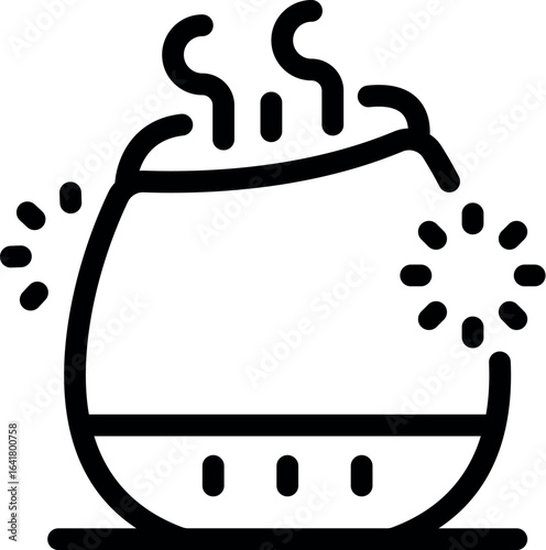 Humidifier generating steam, enhancing moisture, and promoting healthier air for improved well being
