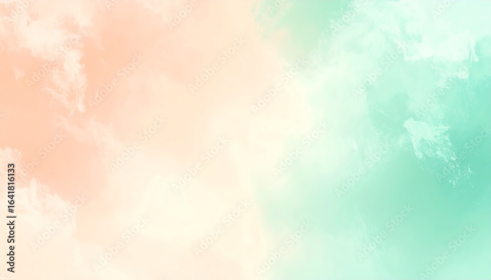 Fototapeta premium Pastel gradient sky with soft cloud texture