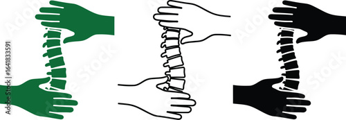 Spinal adjustment chiropractic care spine health therapy pain