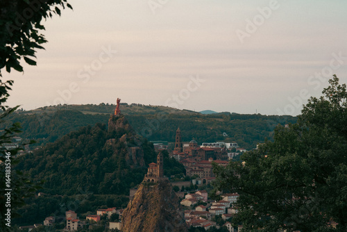 Vue du Puy-en-Velay en Haute-Loire