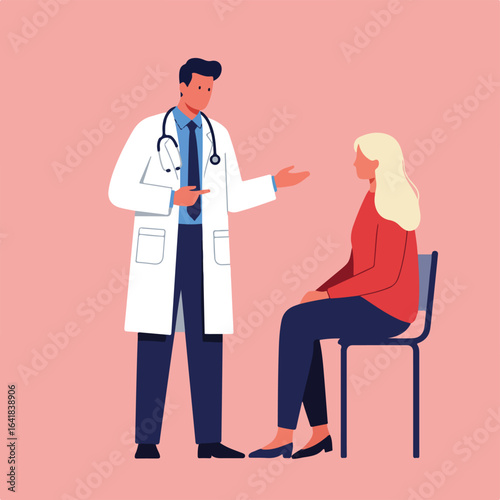 empathetic doctor discussing health concerns