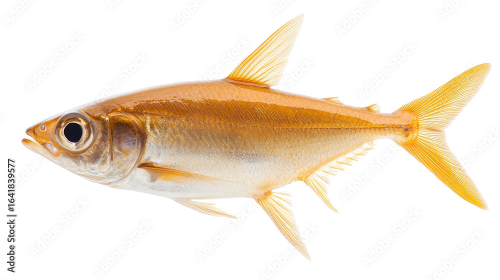 Fototapeta premium A single tuna little tunny euthynnus alletteratus isolated on white background