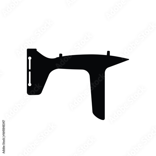 Black keel protector icon vector