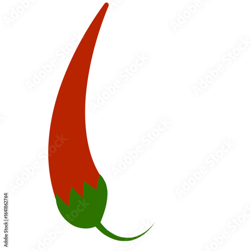 Chili pepper icon , capsicum hot spice vector jalapeno silhouette and outline, cayenne symbol vegetable pictogram pack in flat style for seasoning design isolated isolated on transparent background.