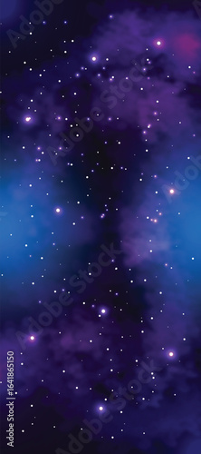 Space background with realistic nebula
