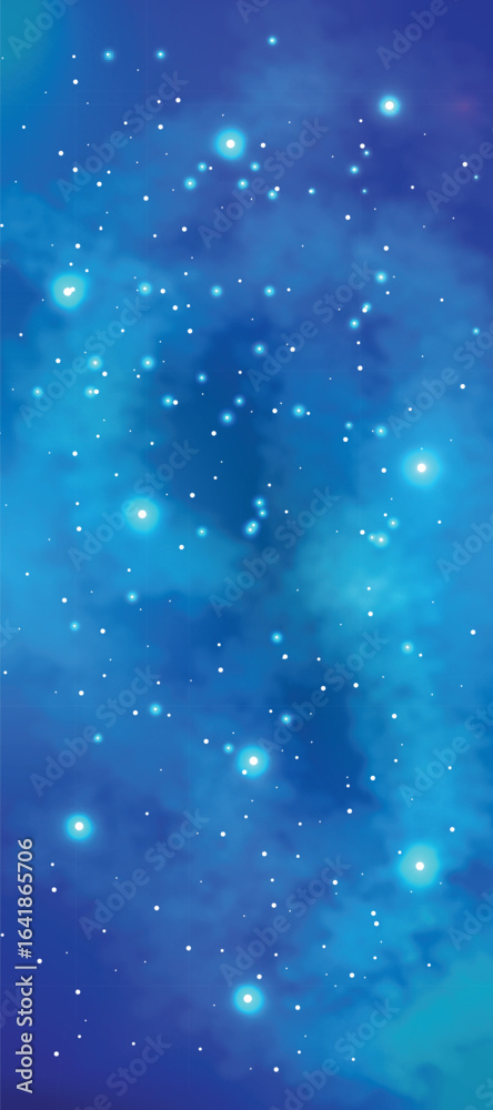 Obraz premium Cosmic galaxy background, nebula and stars in deep space background