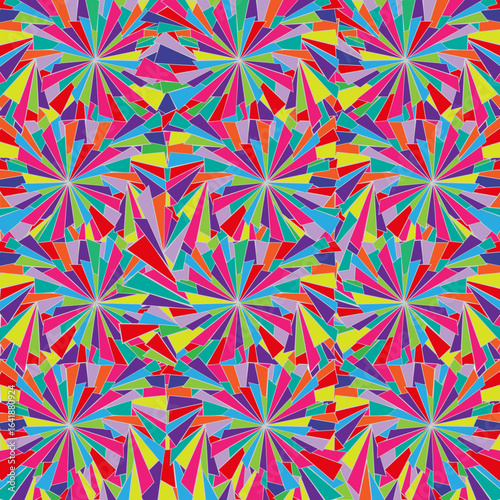 Fondo geométrico abstracto de colores alegres.