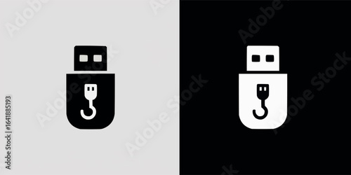 Free Download Cyber Security USB Drive with Crane Icon Secure Data Lifting and Moving Solutions for IT Professionals - GFXLoad