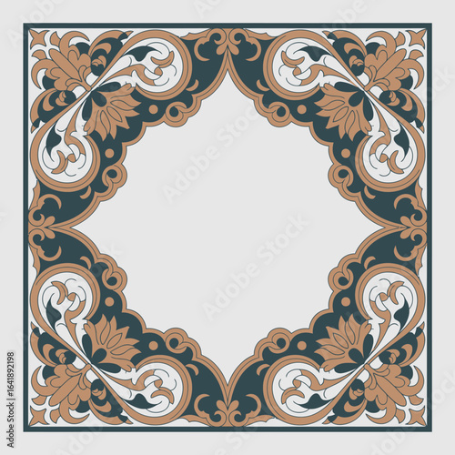 hires and vector at my page frame colorful editable vector hires for gold classic shape Artwork
