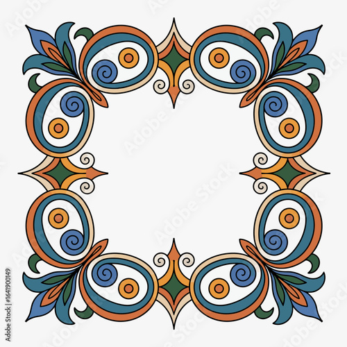 hires and vector at my page frame colorful editable vector hires for gold classic shape Artwork
