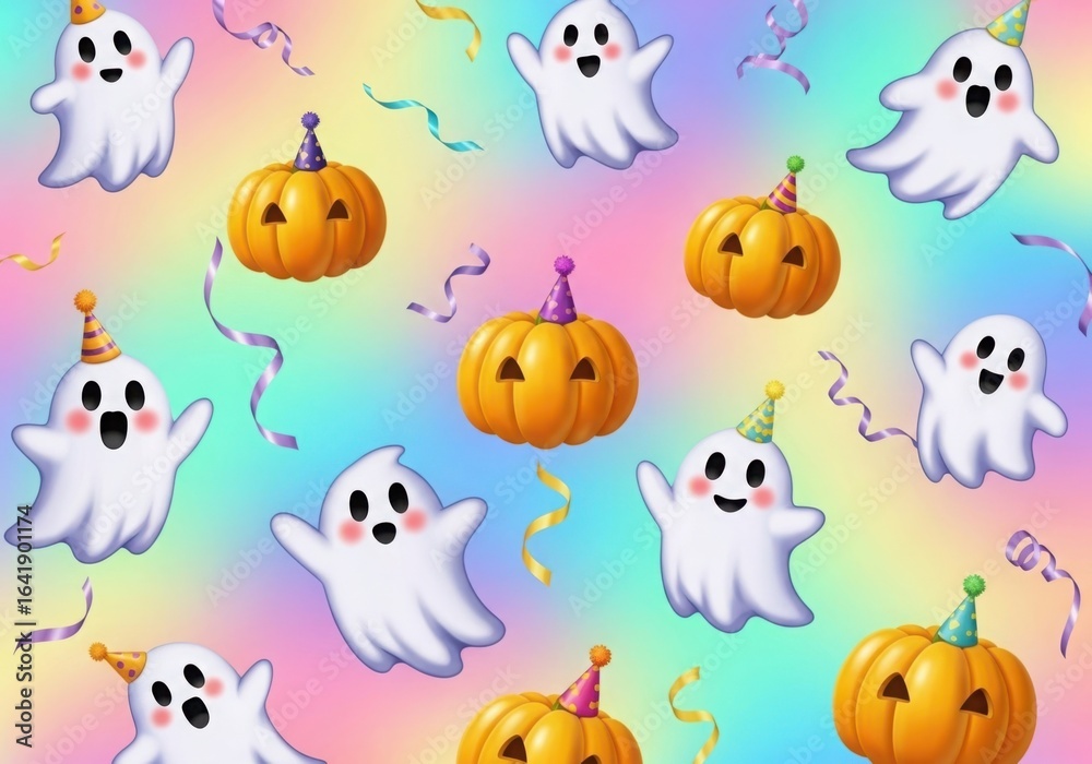 Fototapeta premium Bright Multi Colored Background Blending Candy Ton