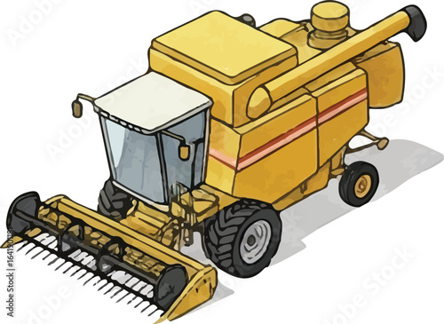 Yellow Forage Harvester Farm Vector Illustration
yellow forage harvester farm vector illustration icon pack