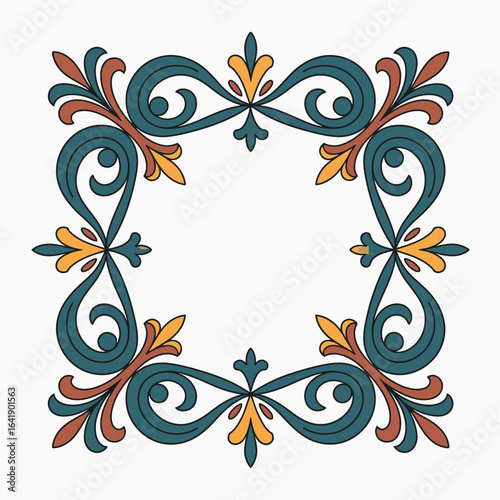 hires and vector at my page frame colorful editable vector hires for gold classic shape Artwork
