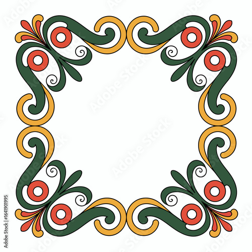 hires and vector at my page frame colorful editable vector hires for gold classic shape Artwork
