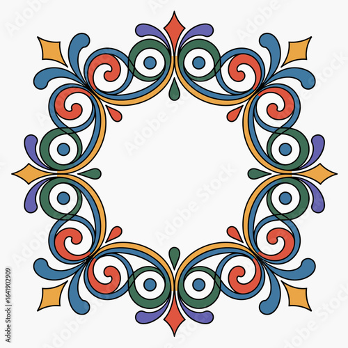 hires and vector at my page frame colorful editable vector hires for gold classic shape Artwork
